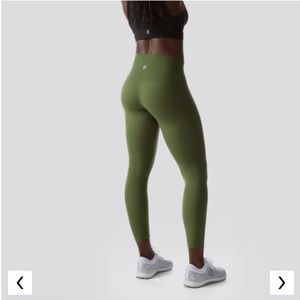 Women's High Waisted Tactical Green Leggings